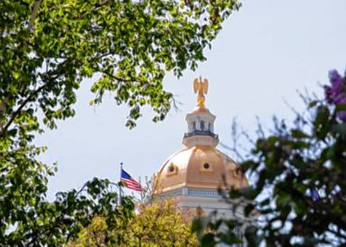 The State House dome in Concord.