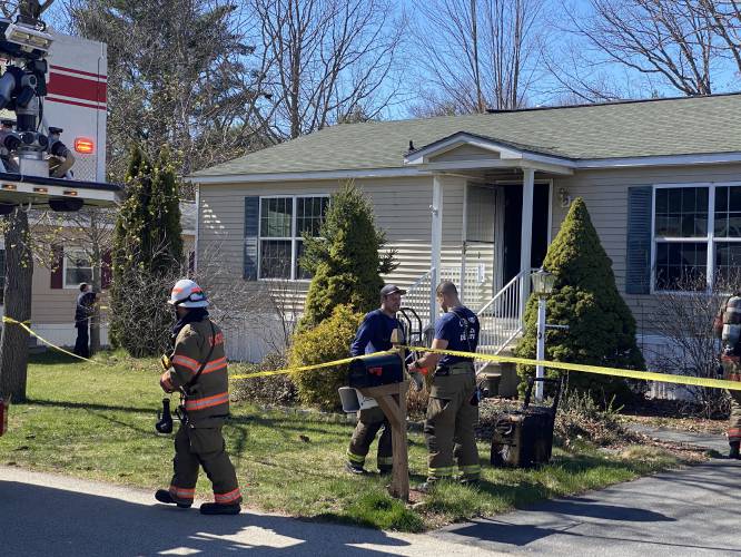 Concord firefighters responded to 10 Lantern Lane for reports of a fire in the single-family home. At least one person was transported to the hospital with serious injuries. 