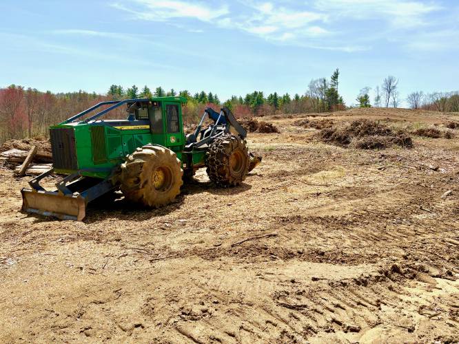 An area of land across from Wal-Mart on Sheep Davis Road was cleared of trees and is up for development. An area of land across from Wal-Mart on Sheep Davis Road was cleared of trees and is up for development.