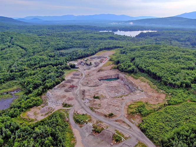 The landfill in Dalton would largely be off to the left of the picture, but very near the marshy area on the left edge, about 2800 feet west of Forest Lake which can be seen at the top of the photo. The landfill in Dalton would largely be off to the left of the picture, but very near the marshy area on the left edge, about 2800 feet west of Forest Lake which can be seen at the top of the photo.